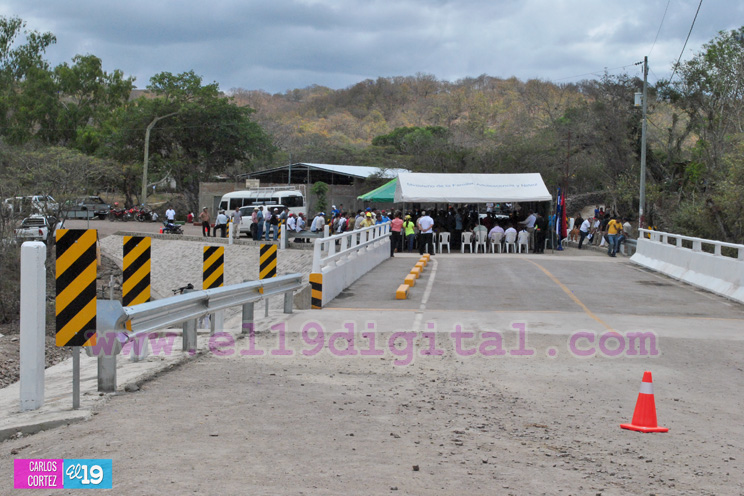 Inauguran puente vehicular en tramo Estelí-El Tisey